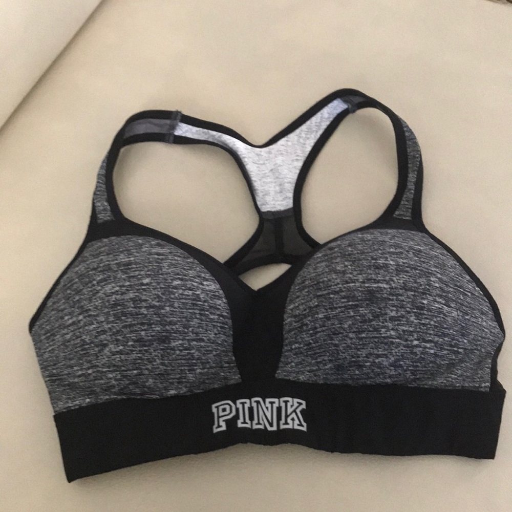Pink Victoria’s Secret sport bra